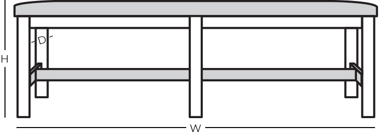 Dimensions - Bench