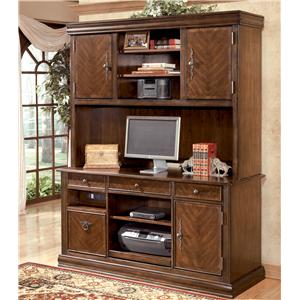 Signature Design by Ashley Hamlyn Large Credenza & Hutch
