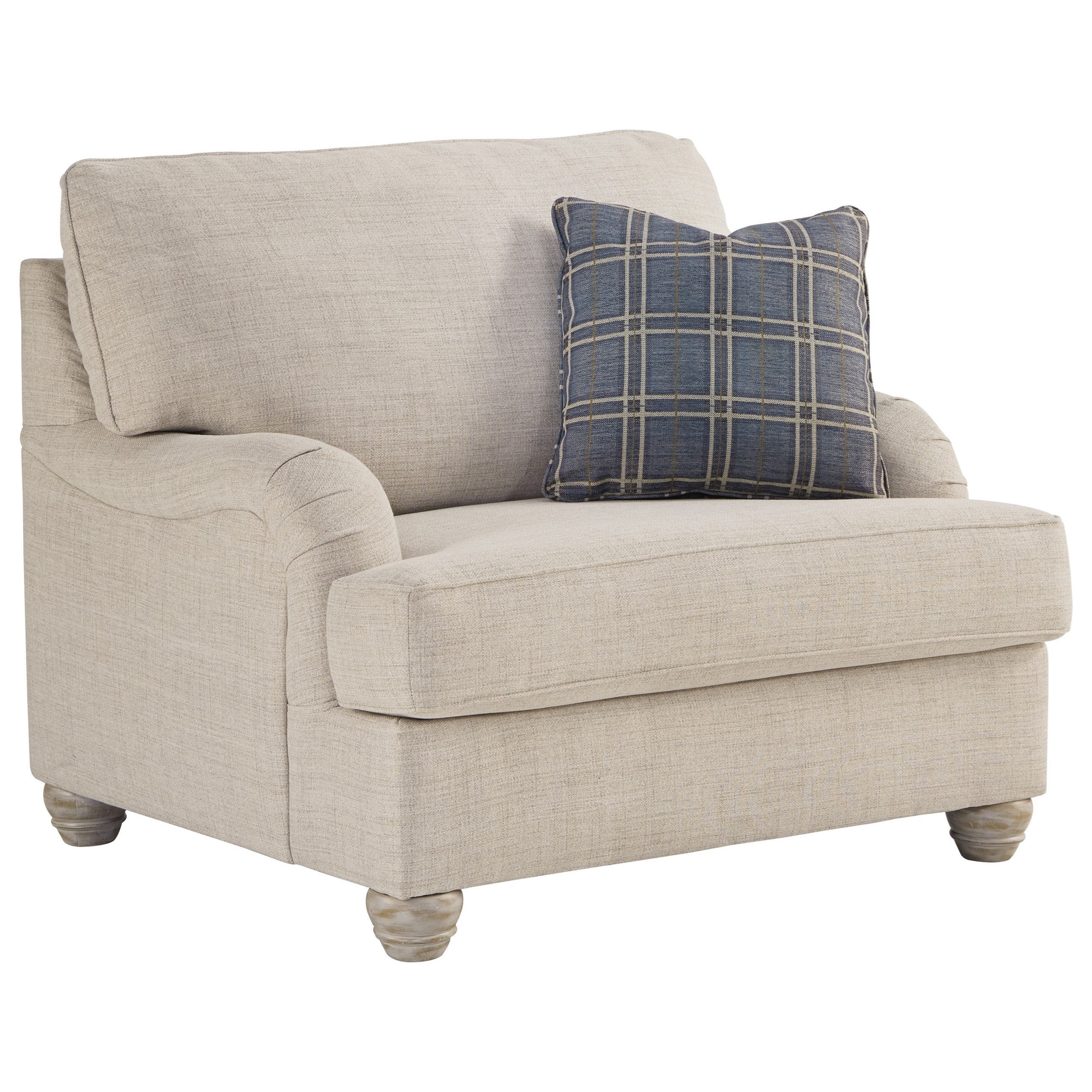 Traemore Chair and a Half by Benchcraft at Furniture Barn