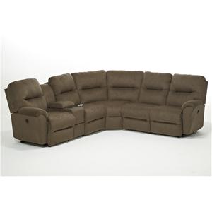 Best Home Furnishings Bodie 6 Pc Power Reclining Sectional Sofa