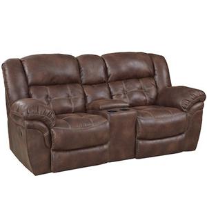 Reclining Power Console Loveseat