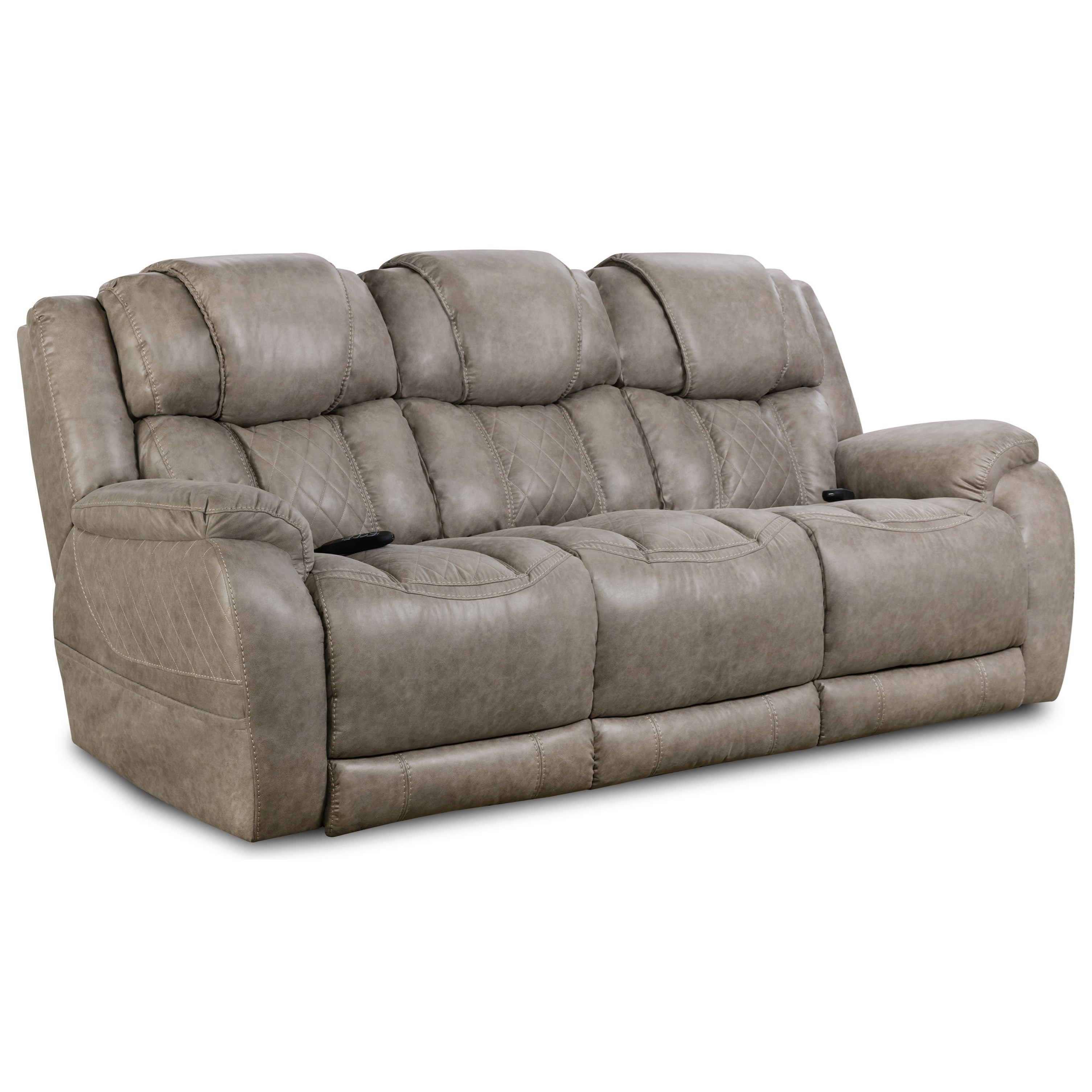 Double Reclining Power Sofa