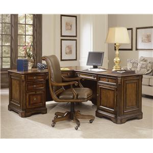 Hooker Furniture Brookhaven Executive "L" Return Desk