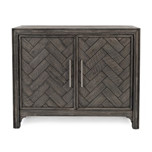 Chevron Accent Cabinet