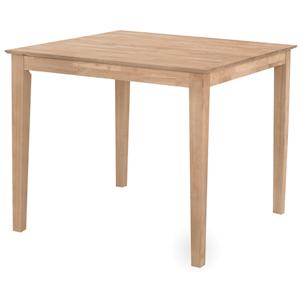 Solid Top Gathering Height Table