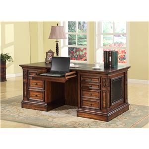 Parker House Leonardo Double Pedestal Executive Desk