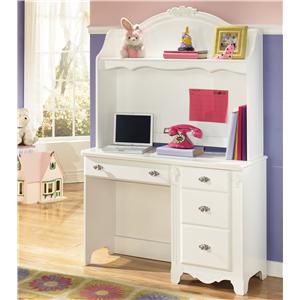 Signature Design by Ashley Exquisite Desk and Hutch