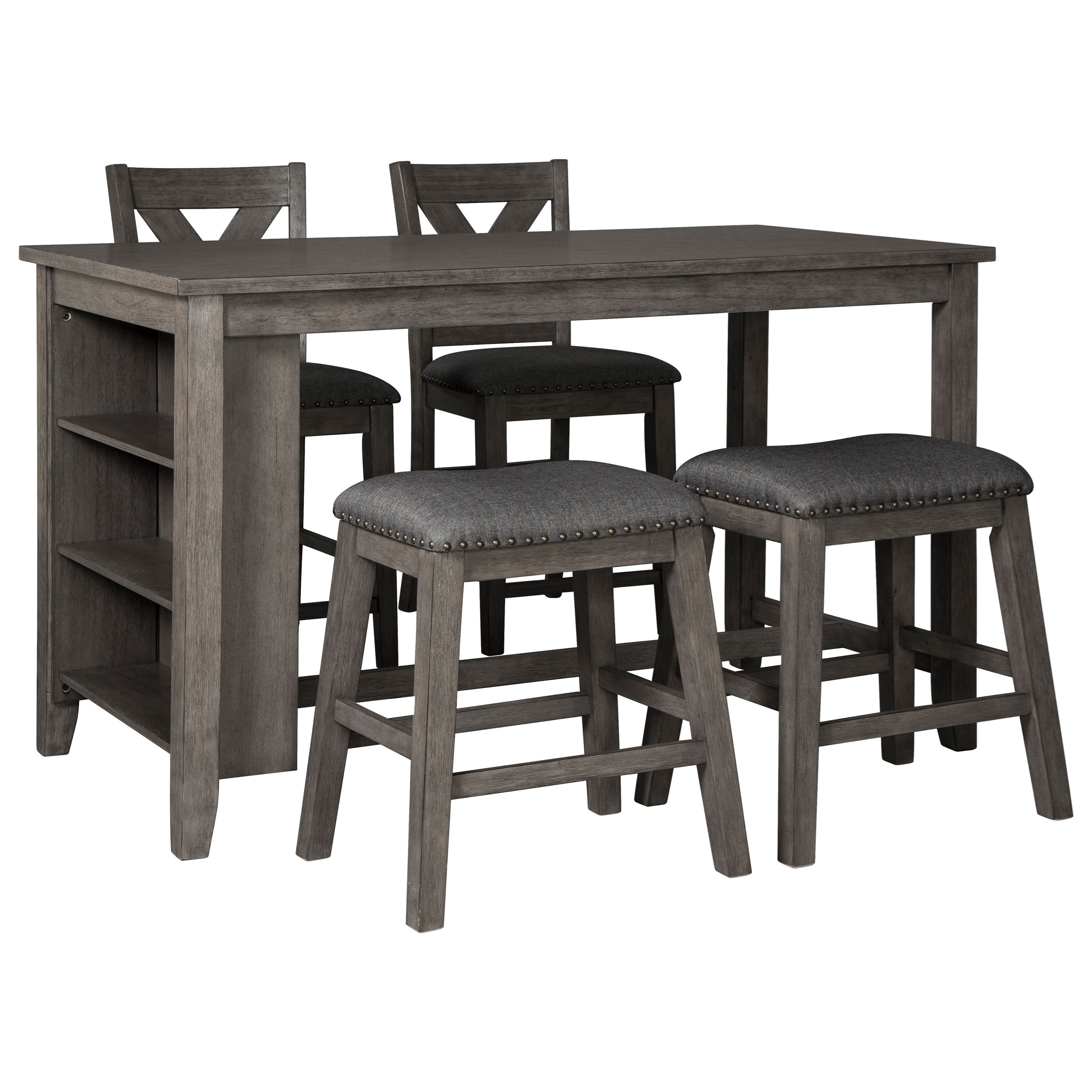 Five Piece Kitchen Island & Chair Set