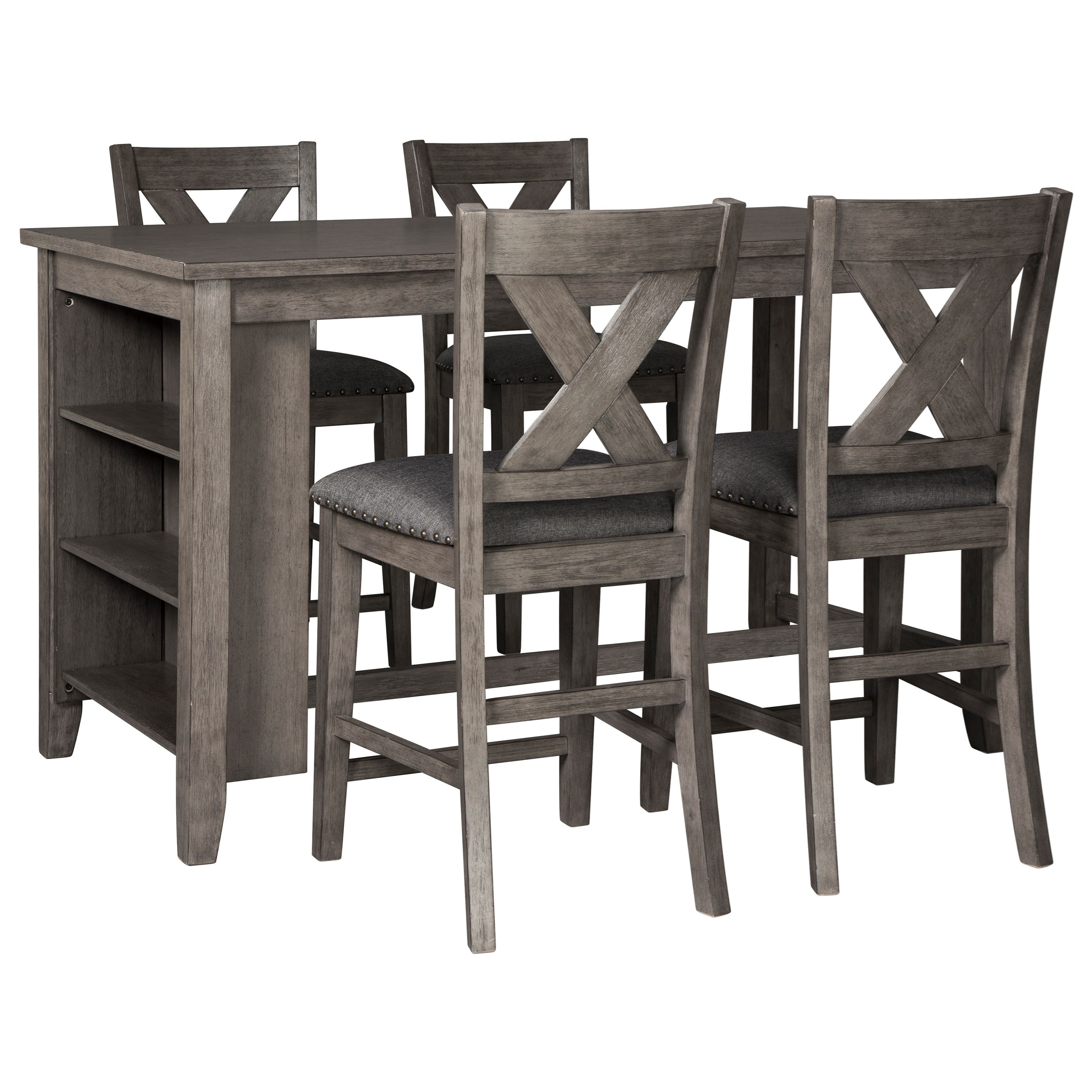 Five Piece Kitchen Island & Chair Set