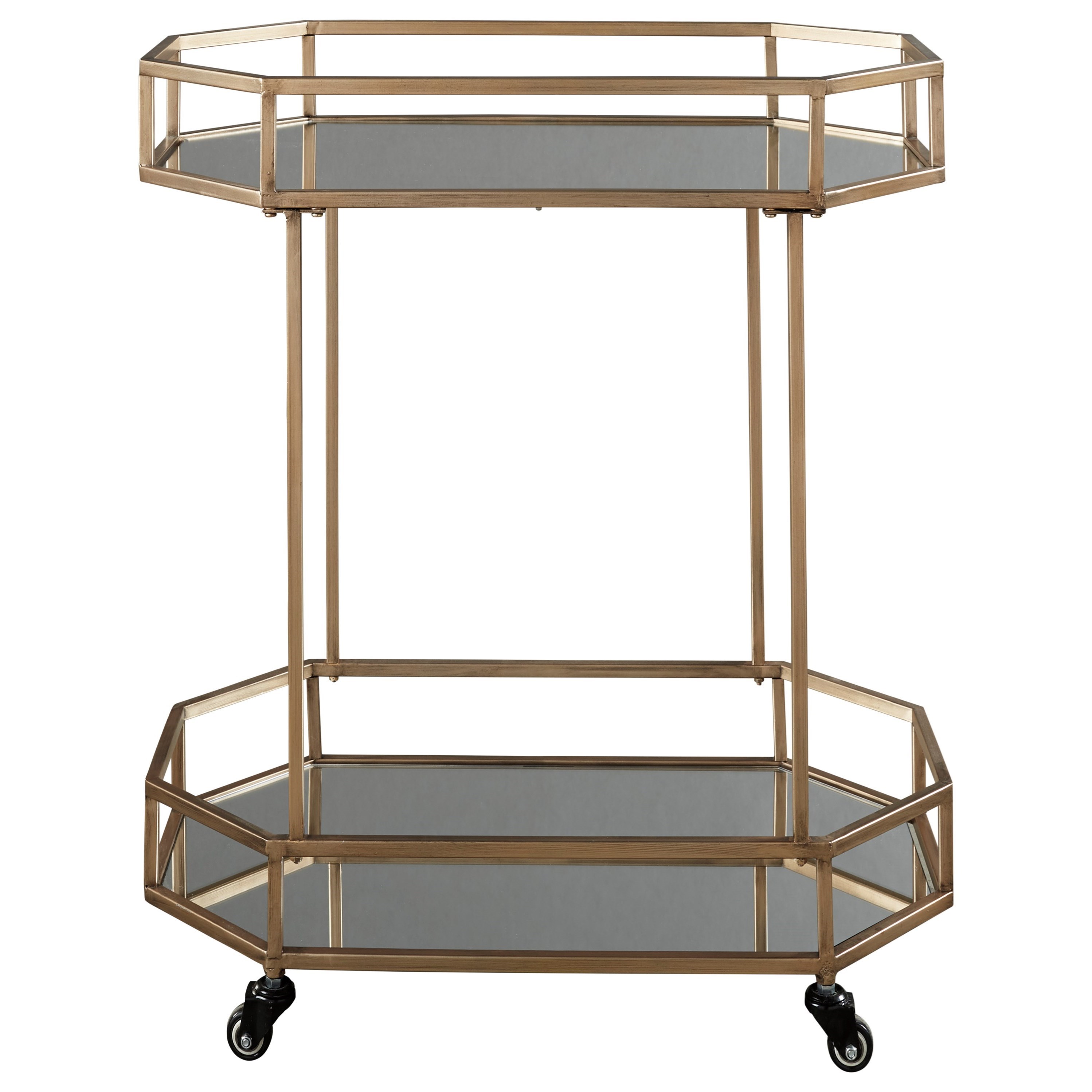 Daymont Bar Cart by Signature Design by Ashley at Furniture Barn