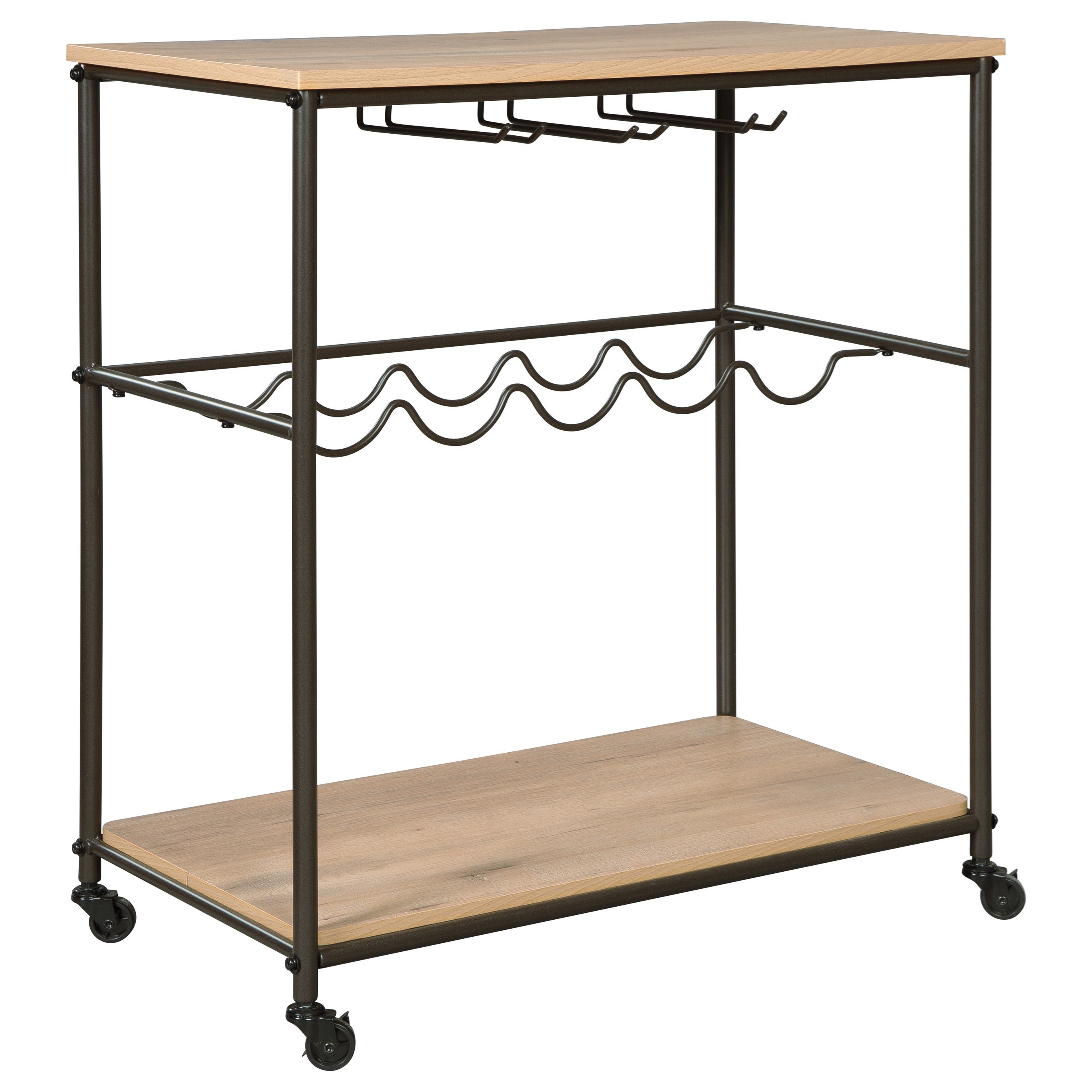 Jadonport Bar Cart by Signature Design by Ashley at Furniture Barn