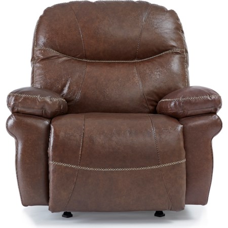 Leather Swivel Glider Recliner
