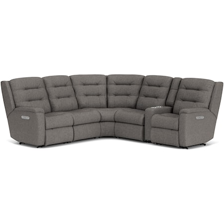 6-Piece Power Headrest Reclining Sectional