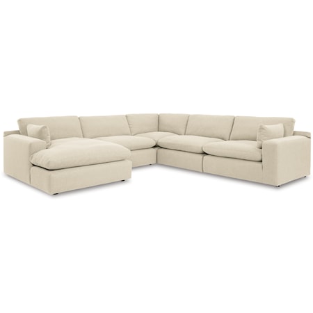 5-Piece Modular Sectional with Chaise