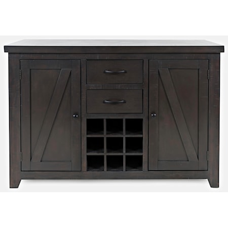 Server with Wine Bottle Storage