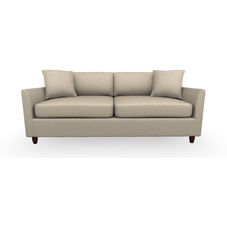 Queen Memory Foam Stationary Sofa Sleeper