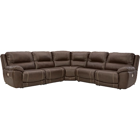 5-Piece Power Reclining Sectional