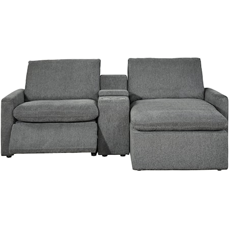 3-Piece Power Sectional with Console