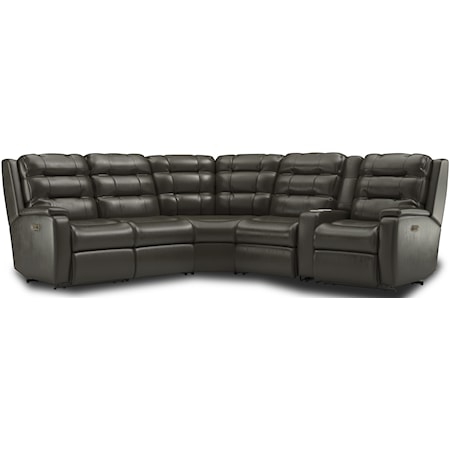 6-Piece Power Reclining Sectional
