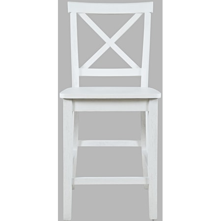 X Back Counter Stool