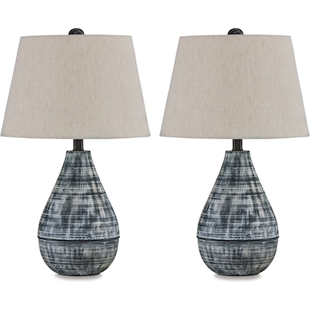 Metal Table Lamp (Set of 2)