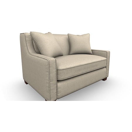 Chair & A Half With Memory Twin Sleeper