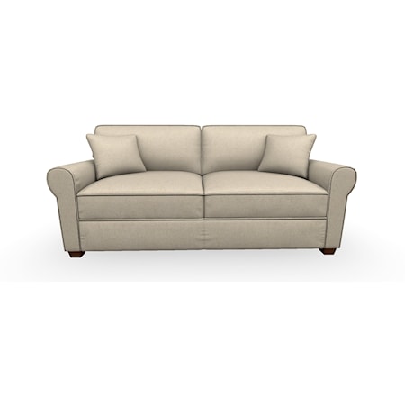 Queen Memory Foam Stationary Sofa Sleeper