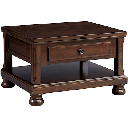 Rectangular Lift Top Cocktail Table