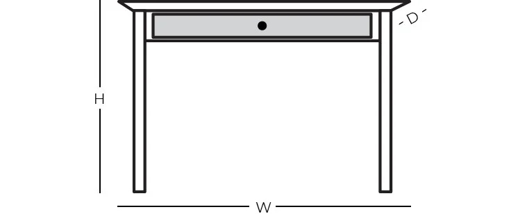 Line drawing of product
