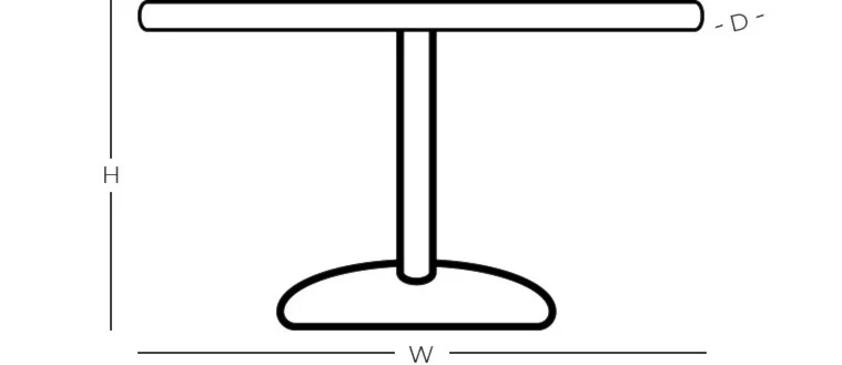 Line drawing of product
