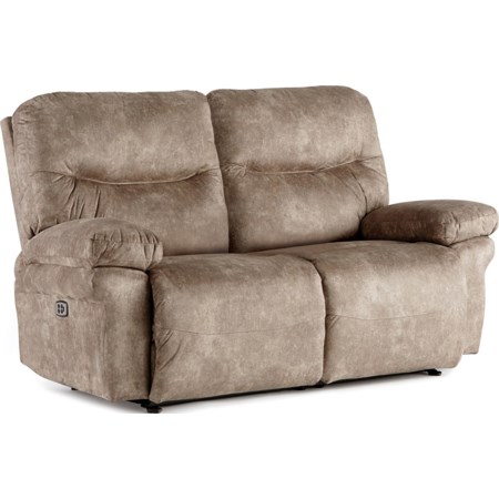 Manual Space Saver Reclining Loveseat