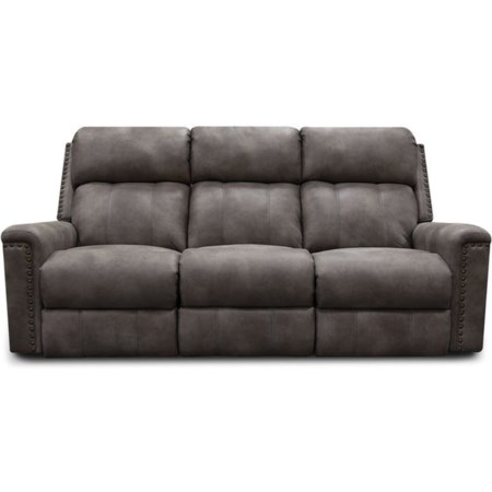 Power Double Reclining Sofa w/ Nails