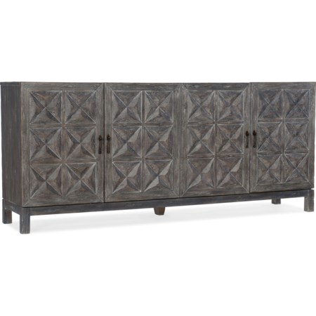 4-Door Entertainment Console