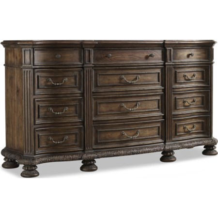 12-Drawer Dresser