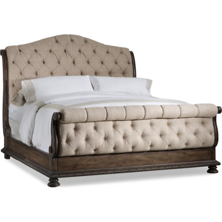Queen Tufted Bed