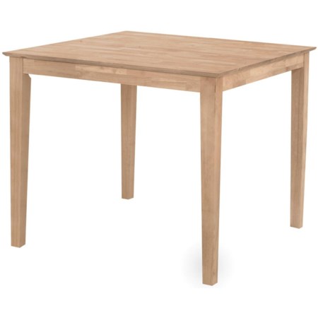 Solid Top Gathering Height Table