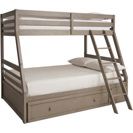 Twin/Full Bunk Bed w/ Under Bed Storage