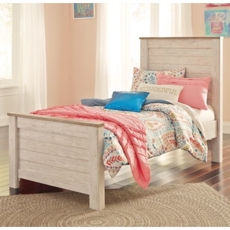 Twin Panel Bed